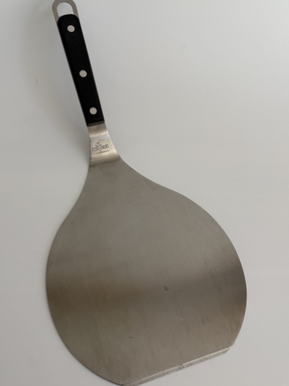 Fox Run Oversized Cookie Spatula Stainless Steel Black Handle 6.25" x 8"